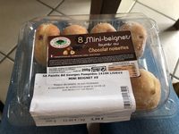 Mini beignets fourrés au chocolat