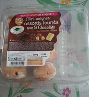 12 mini beignets aux 3 chocolats