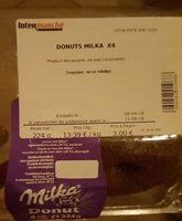 Donuts Milka x 4