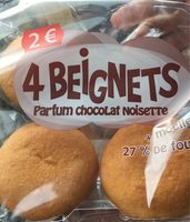 Beignets parfum chocololat noisette