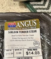 Sirloin steak
