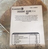 Croissant beurre x4 AOP