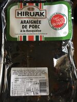Araignée de porc à la basquaise