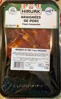 Araignée de porc façon basquaise