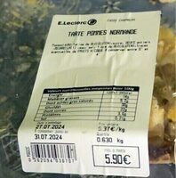 Tarte pomme normande
