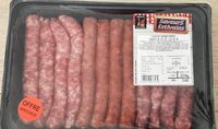 Chipolatas nature/herbes + merguez au sel de l'Ile de Ré