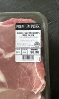 Boneless pork chops
