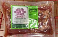 Uncured Corned Beef Briaket