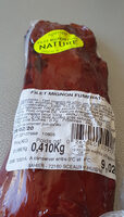Filet mignon fumé nature