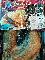 2 cuisses de canard confites
