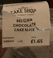 Belgian Chocolate Cake Slice