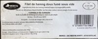 Filet de hareng doux fumé