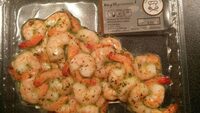 Queues de crevettes cuites