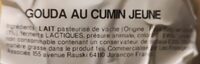 Gouda au Cumin jeune