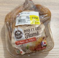 Poulet cuit fumé