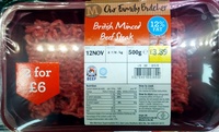 British Minced Beef Steak