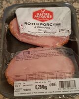 Tranche de roti de porc fumé