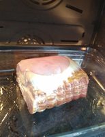 Roti de porc fumé au fromage