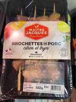 Brochette de porc
