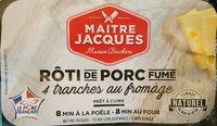 Rôti de porc fumé au fromage