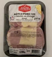 Roti de porc fumé au fromage