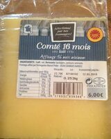 Comté 16 mois au lait cru