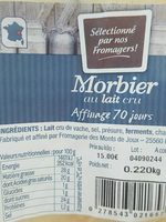 Morbier au lait cru