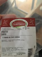 Fonds de pâte brisée