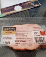Rôti de porc 4 tranches