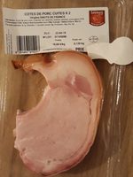 Cotes de porc cuites