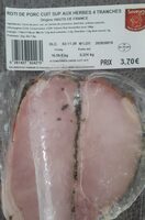 Rôti de porc cuit sup aux herbes