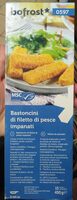 Bastoncini di filetto di pesce impanati