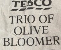 Trio of olive bloomer