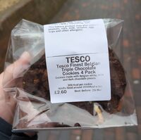 Belgian Triple Chocolate Cookies 4 Pack