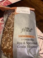 Rye and sprouted grain bloomer