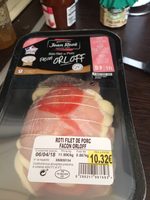 Roti filet de porc façon orloff