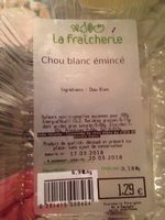 Chou blanc émincé
