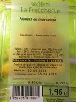 Ananas en morceaux