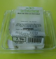 Noix de coco en morceaux