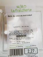Noix de coco en morceaux