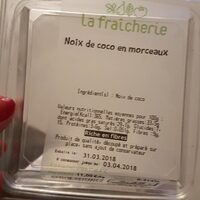 Noix de coco en morceaux
