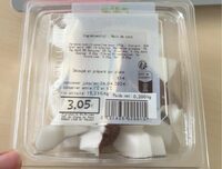 Noix de coco découpée