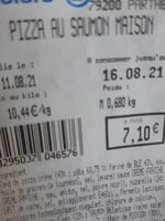 Pizza au saumon maison