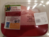 Organic boneless and skinless chicken breast