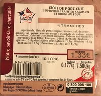 Roti de Porc cuit