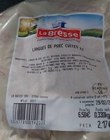 Langues de porcs cuites