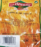 Langues de porc cuites X2