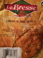 Langues de porc cuites