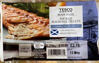 Smoked mackerel fillets