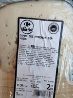 Tomme des Pyrénées igp noire